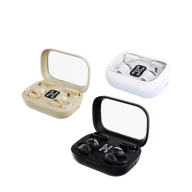 Écouteurs Bluetooth 2-en-1 – Style Classique & Boucles d’Oreilles