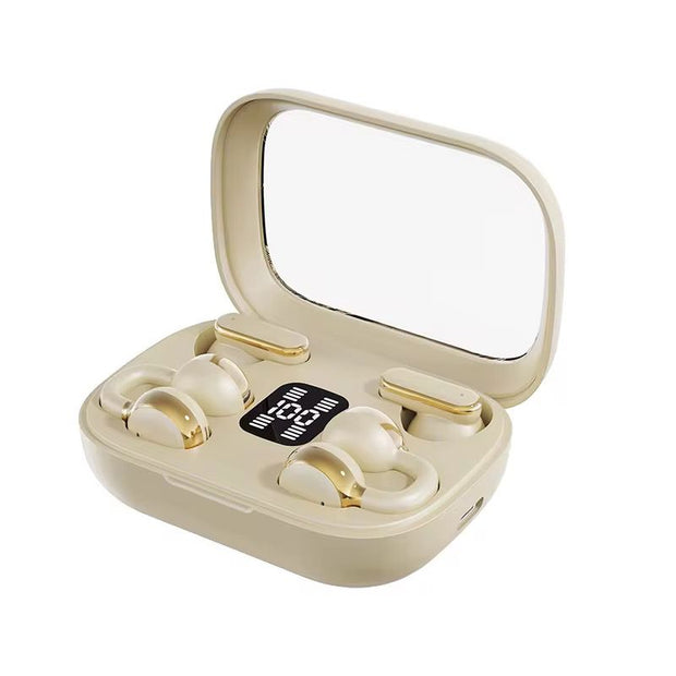 Écouteurs Bluetooth 2-en-1 – Style Classique & Boucles d’Oreilles