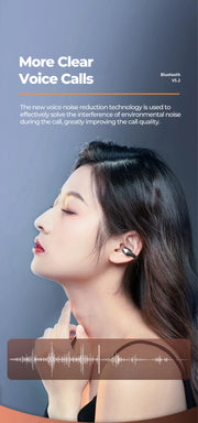 【VIP】Ear-Clip HiFi Wireless Headphone Sport Game Music Open TWS Bluetooth 5.2 Earphone Comfortable To Wear Touch Control Headset