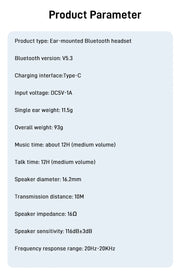 Ecouteurs Bluetooth OWS SN