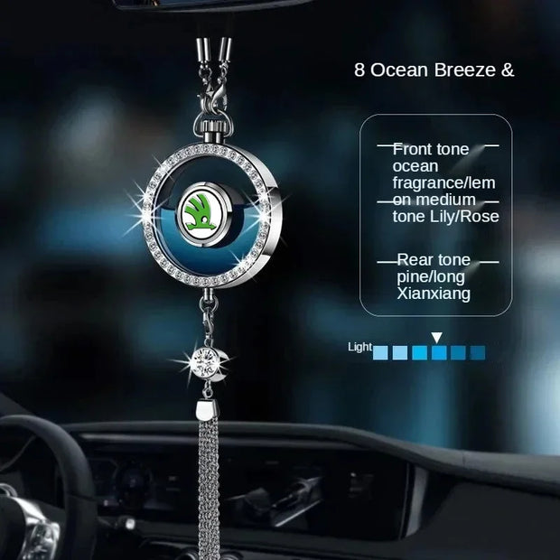 Car Interior Air Freshene Perfume Pendant Car Accessories for Skoda fabia octavia Rapid kodiaq superb 2 3 A4 A5 A7 MK1 Mk3 karoq