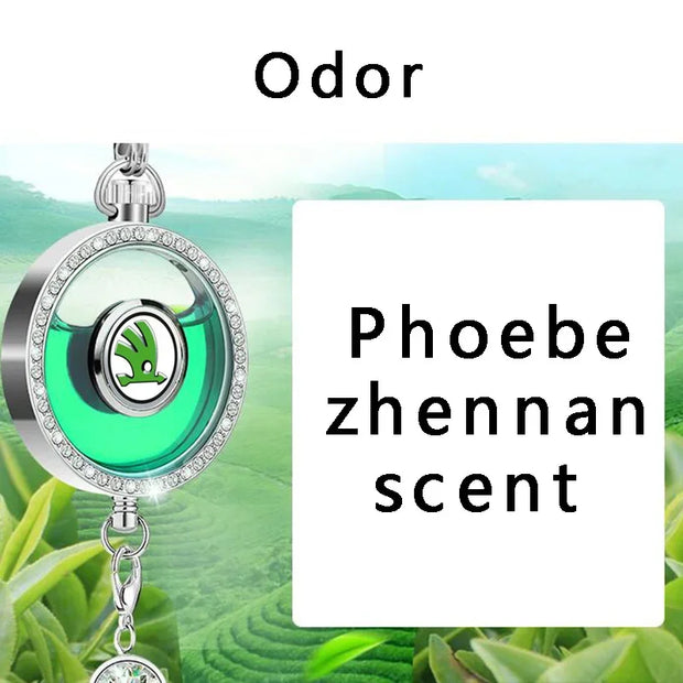 Car Interior Air Freshene Perfume Pendant Car Accessories for Skoda fabia octavia Rapid kodiaq superb 2 3 A4 A5 A7 MK1 Mk3 karoq