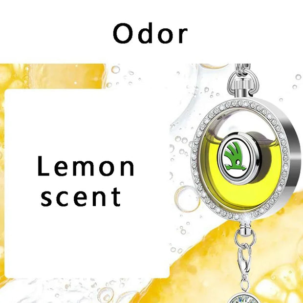 Car Interior Air Freshene Perfume Pendant Car Accessories for Skoda fabia octavia Rapid kodiaq superb 2 3 A4 A5 A7 MK1 Mk3 karoq