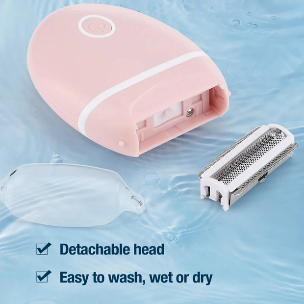 Mini 3 in 1 Women's Shaver Electric Bikini Legs Razor Whole Body Special Hair Removal Equipment Knife Armpit Intimate Area